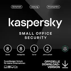 Kaspersky Small Office Security Antivirus-Sicherheit Basis 1 Lizenz(en) 2 Jahr(e)