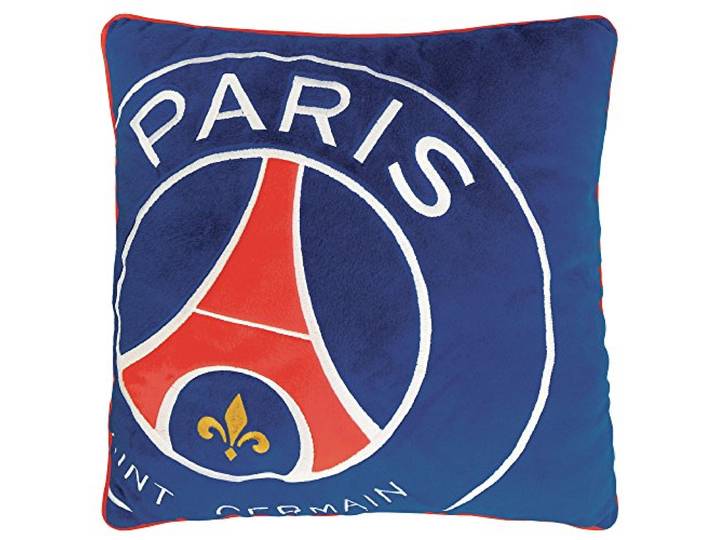PSG logo kussen 36 x 36, polyester, blauw, 36 x 36 cm