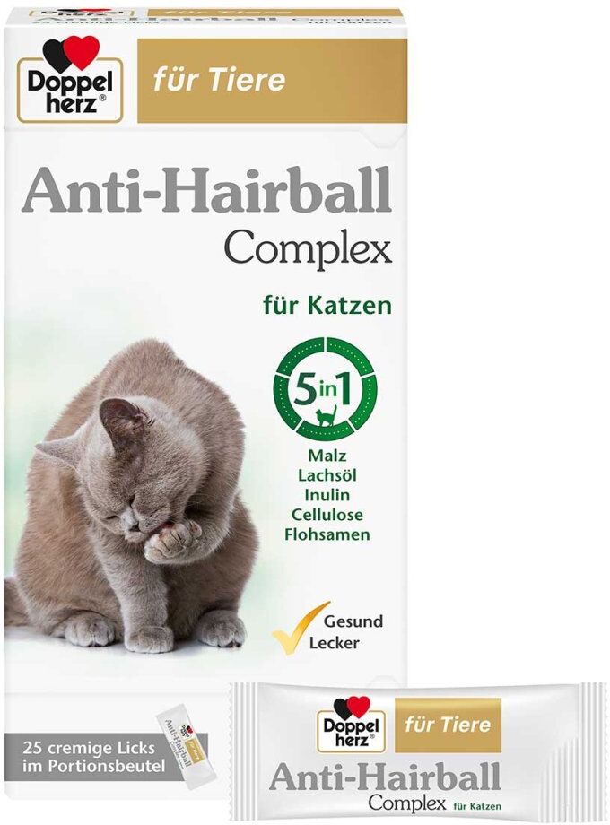 Doppelherz Für Tiere Anti-Hairball Complex Katzen