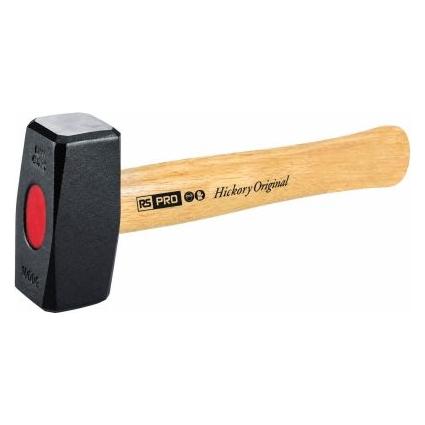 RS PRO Hammer aus Stahl 1000 g Hickory-Holz-Stiel (736557)
