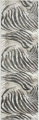 KALATY N Natori Serengeti Zebra Print Area Rug