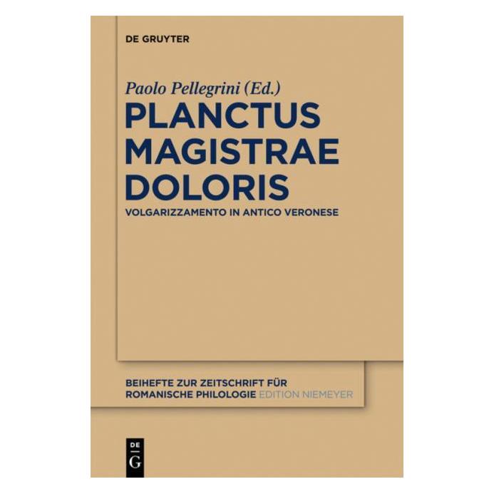 De Gruyter Planctus Magistrae Doloris (Italienisch, Hardcover) (67766787)