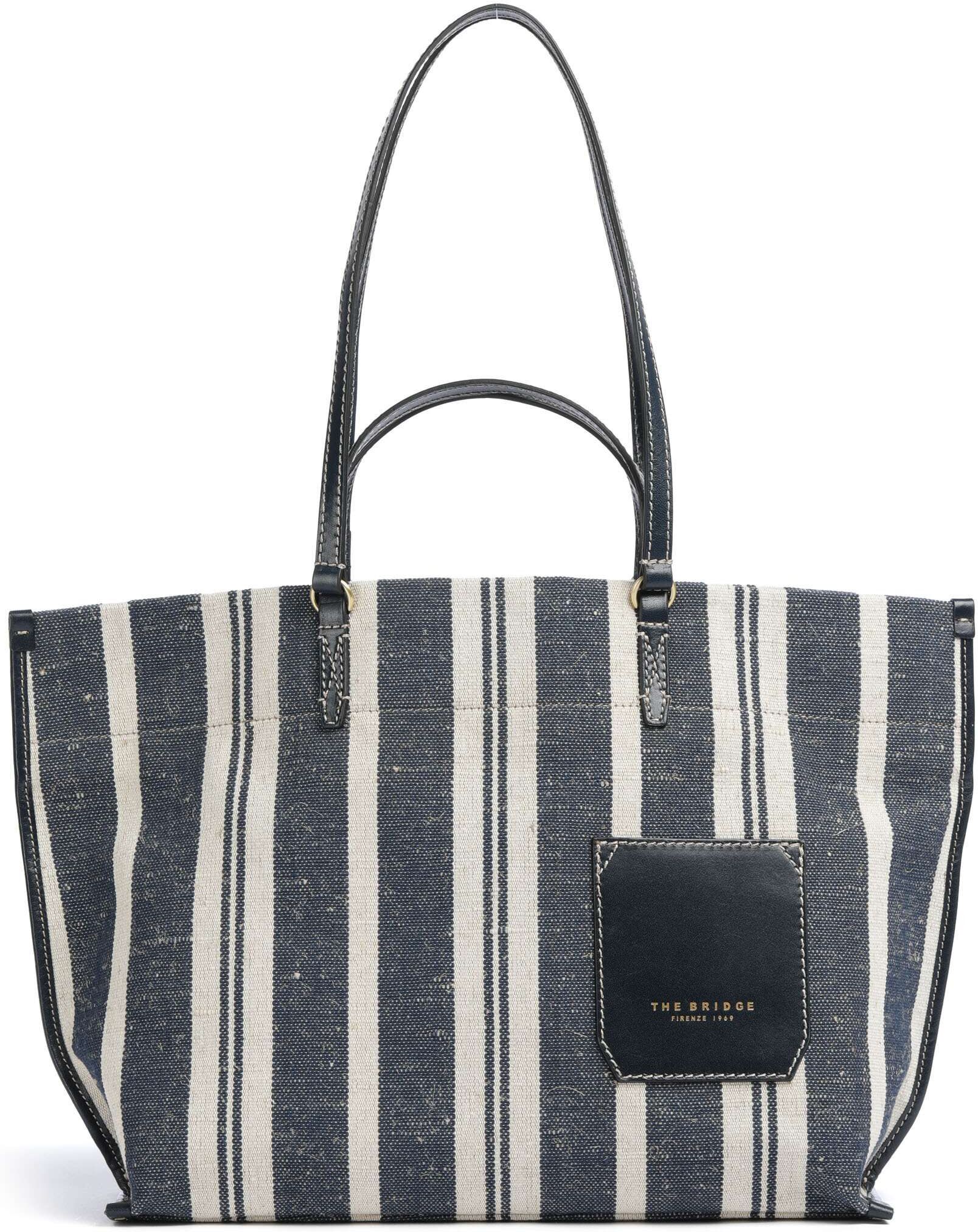 The Bridge Luna Shopper, beige,blau
