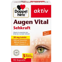 DOPPELHERZ Augen Vital Sehkraft aktiv Kapseln 90 St