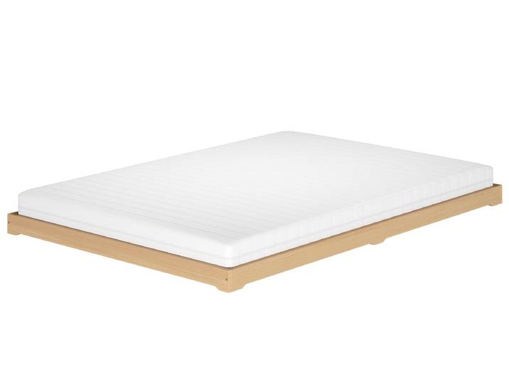 Doppelbett Bodenbett Teenagerbett 140 x 200 cm Buche