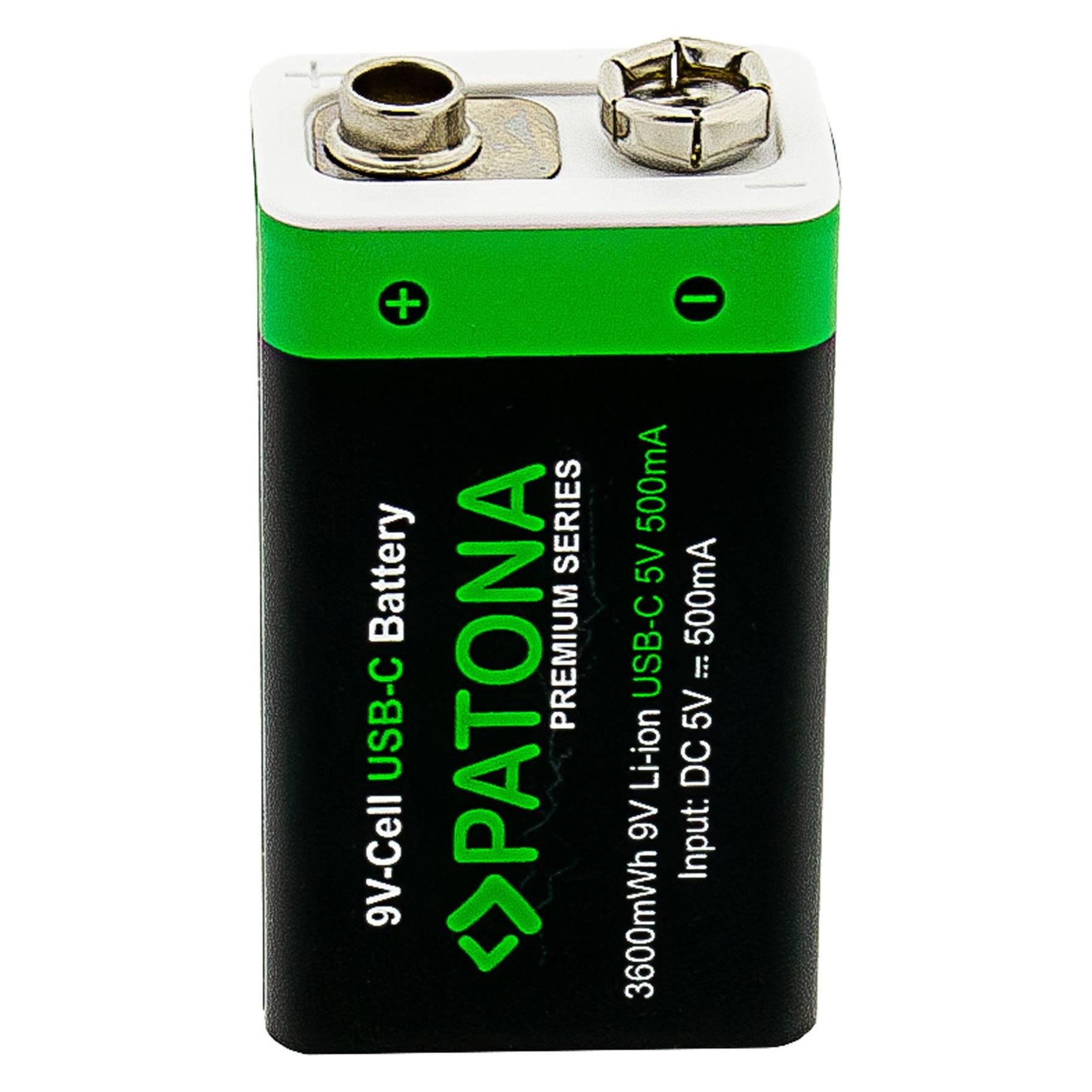Patona Premium Series (1 Stk., 9V Block, 400 mAh) (1413)