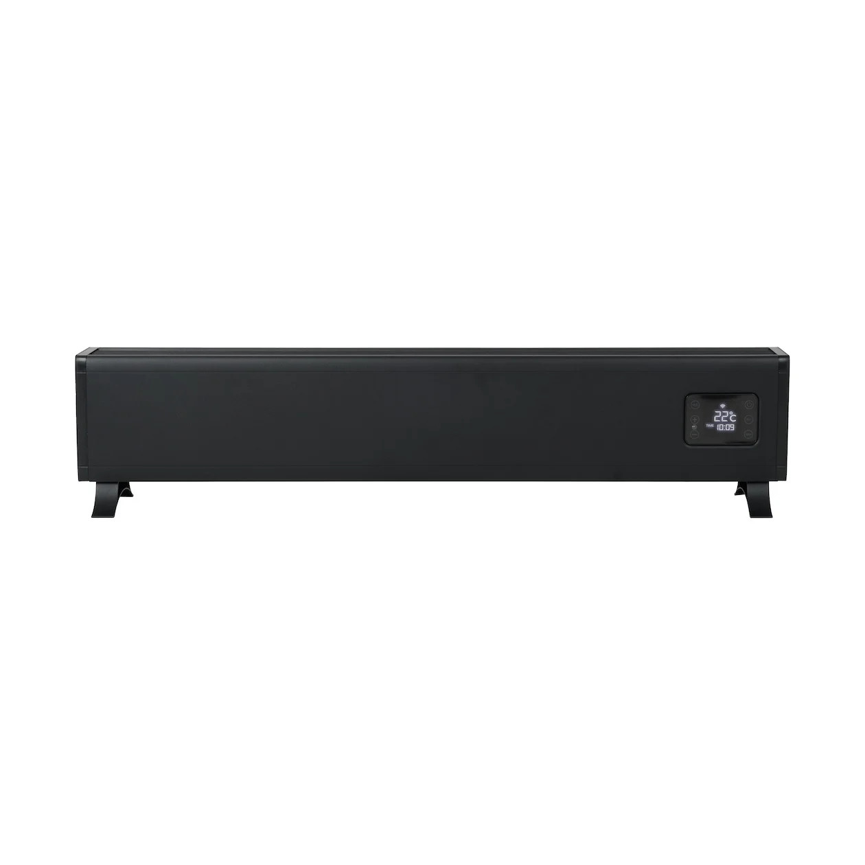 Eurom Alutherm Baseboard Convectorkachel met Wi-Fi, Zwart