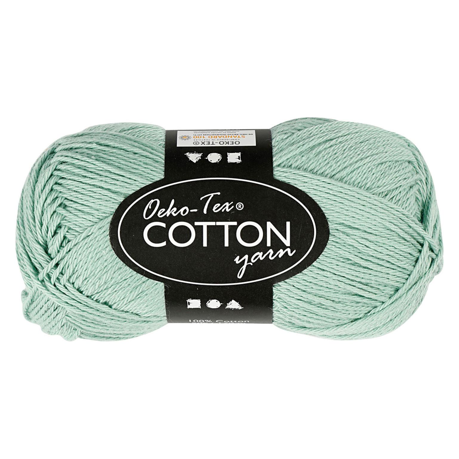 Creativ Company Katoengaren, Mint Groen, 50gr, 170m (170 m) (5712854339766)
