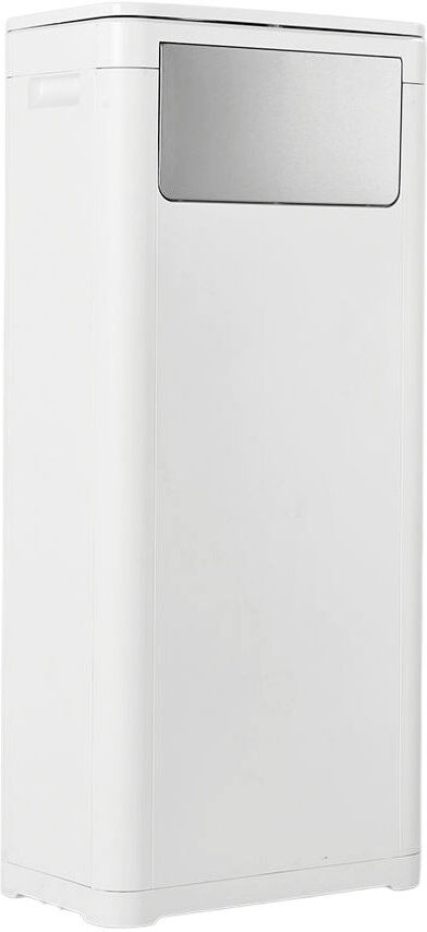Living and Home Touch Top Waste Bin White 32