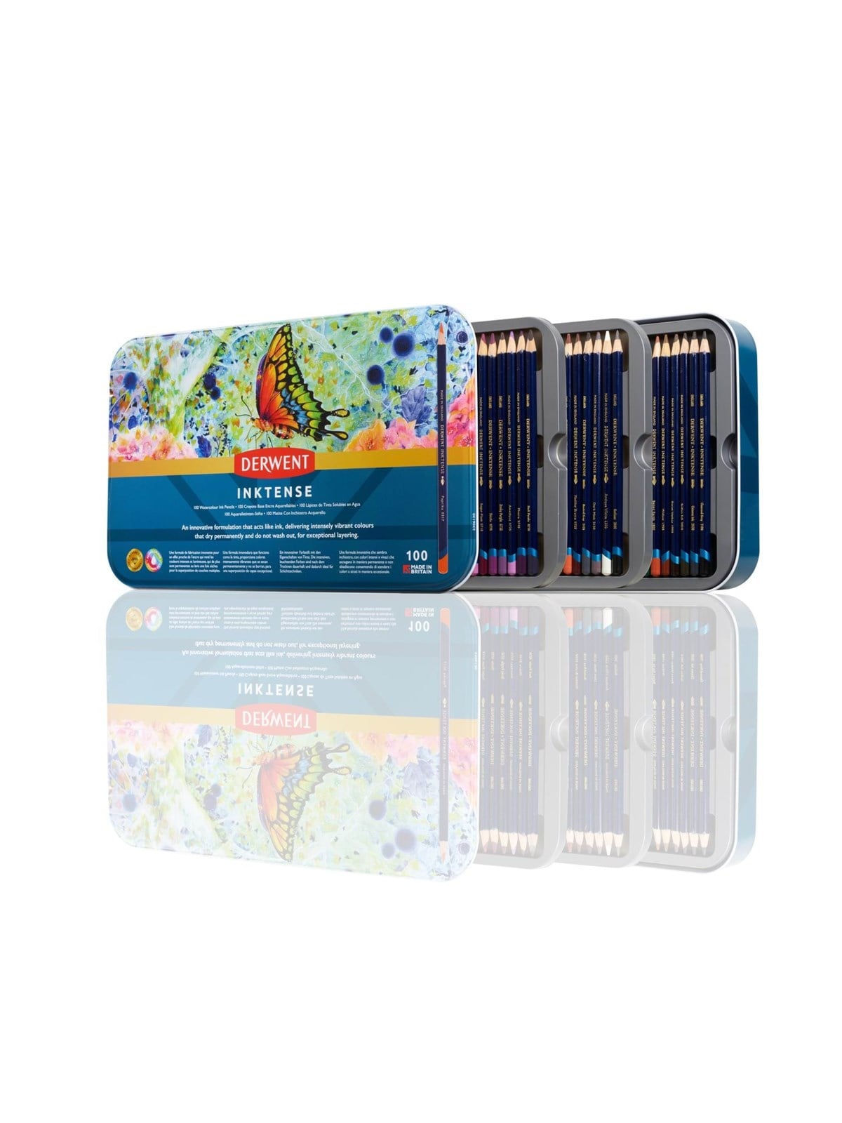 Derwent Inktense 100 Pencils Tin