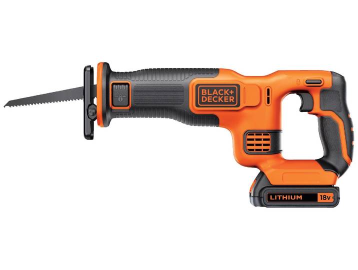 Black & Decker Akku-Saebelsaege\, 18V 1\,5 Ah