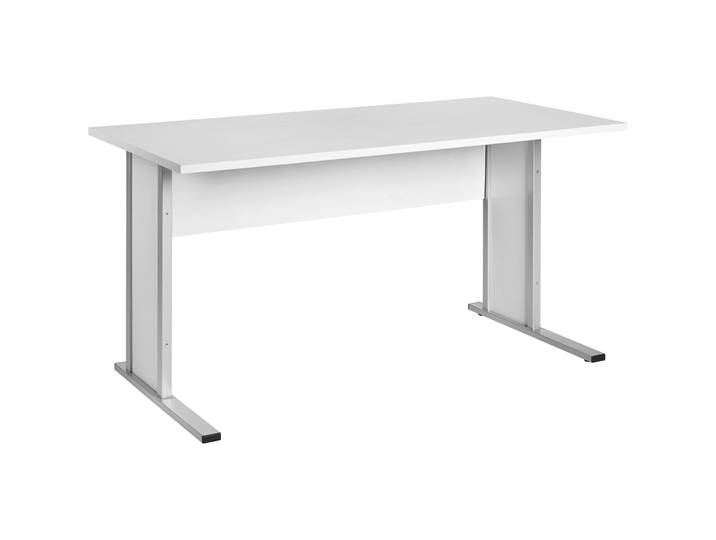 Schreibtisch Gerald weiss Holzwerkstoff B 140 T 65 cm