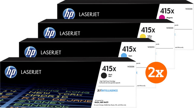 HP 415X Toner Combo Pack (2 stuks)