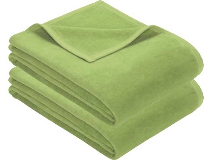 Erwin Müller Wohndecke, Wolldecke, Kuscheldecke 2er- Pack - strapazierstark, weich, temparaturausgleichend (weitere Farben, Größen)