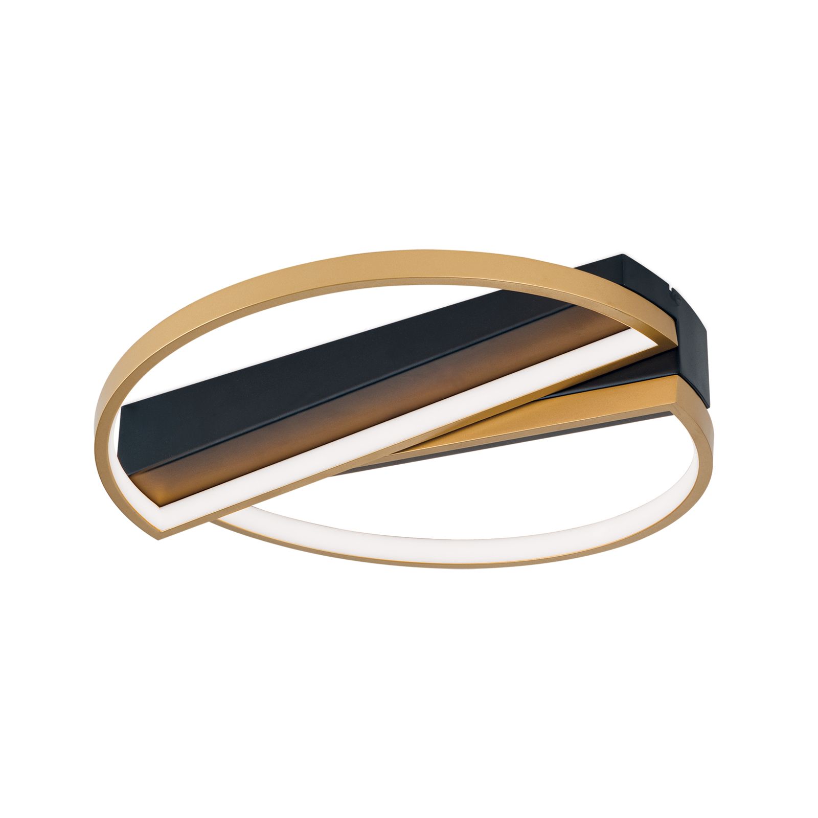 Orion Leuchten LED-Deckenleuchte OLGA schwarz-gold DL 7-693 schwarz-gold 9003090274314