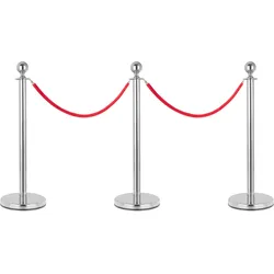 Stagecaptain PLS-150 Deluxe 3.2-150S Absperrständer Personenleitsystem 1,5m silber