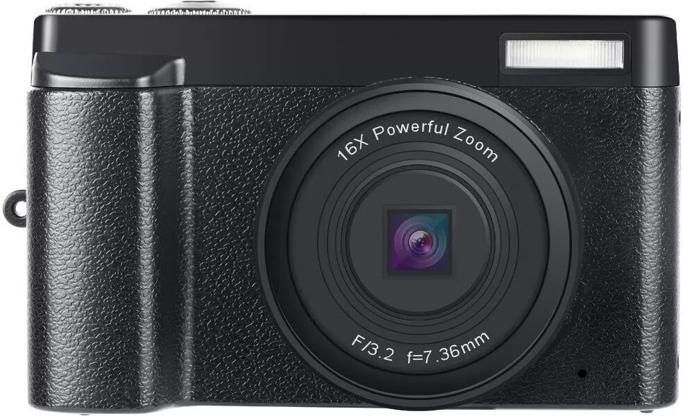 INF Digitalkamera 4K 48MP 3,0 Zoll IPS-Bildschirm mit festem Fokus