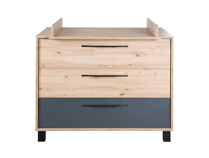 Wickelkommode ARTESANA braun/ grau