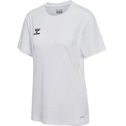HUMMEL Damen Shirt hmlESSENTIAL JERSEY S/S WOMAN, Größe L in Grau Grau