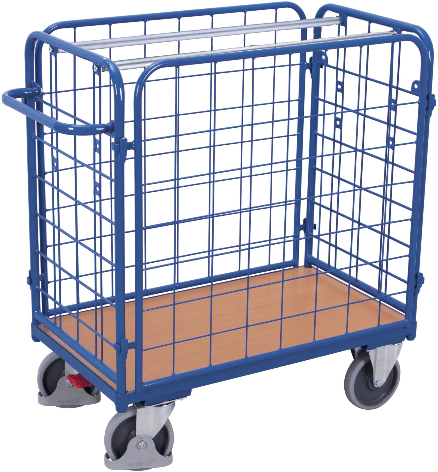 Variofit Paket-Vierwandwagen niedrig 850 x 500 mm (sw-500.420)