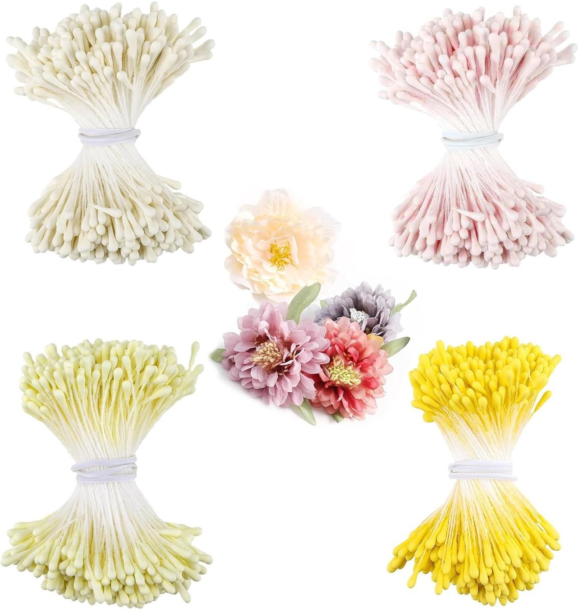 Solidchoice 1440 stuks kunstbloem stamen voor DIY bloemcreaties