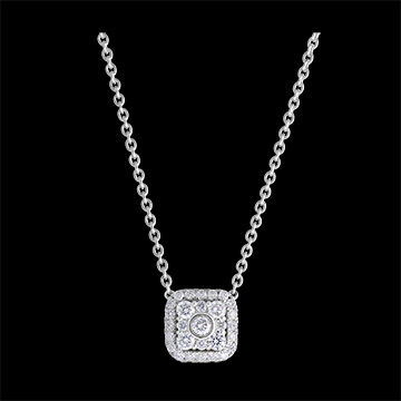Edenly Halskette Schicksal - Isis - 18 Karat WeiÃŸgold und Diamanten