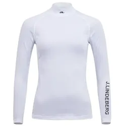J.Lindeberg Golf Asa Soft Compression Damen Mock weiss