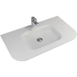 Pelipal Serie 7200 Solid Surface Waschtisch rund, BME038F87202 BME038F87202