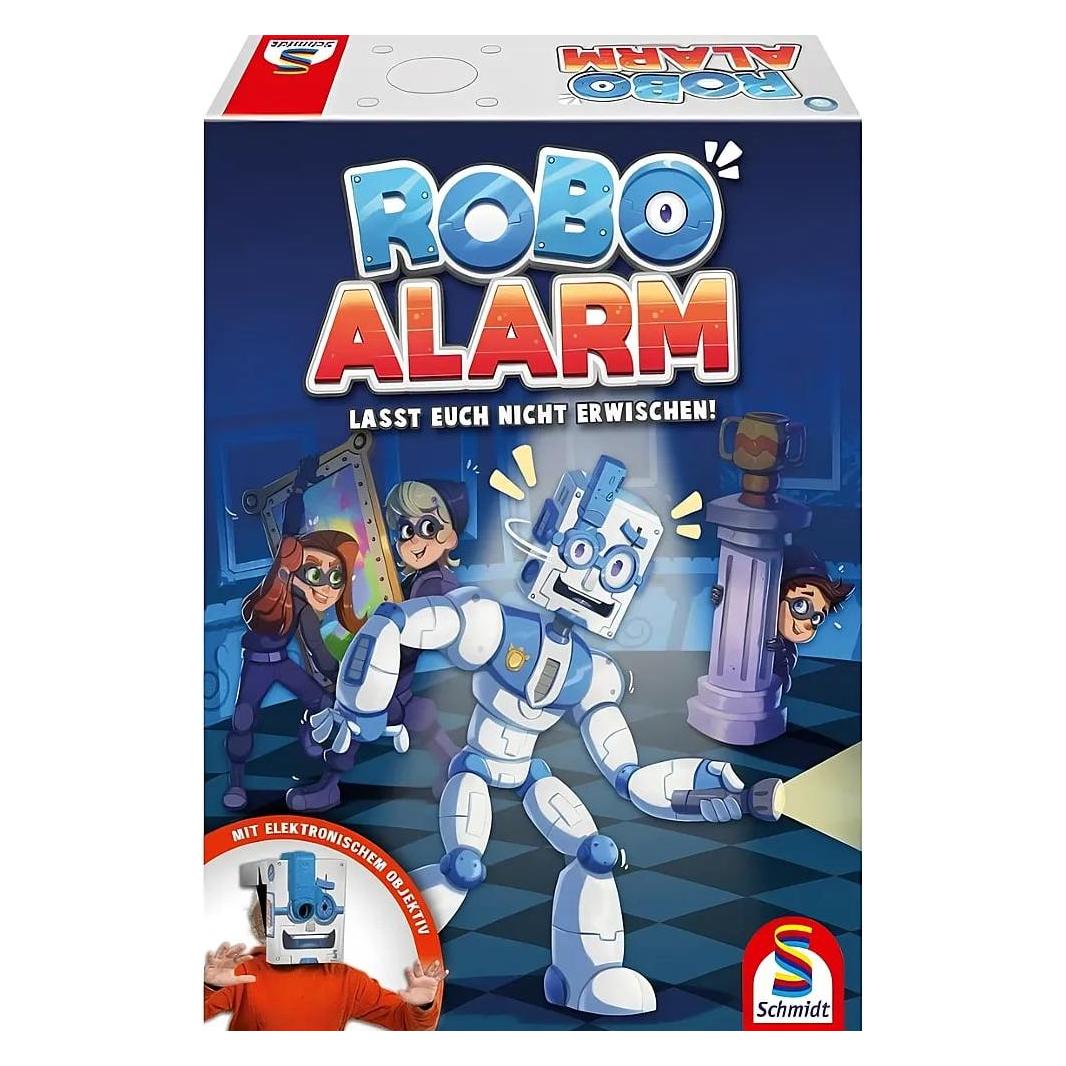 Schmidt Spiele Schmidt Robo Alarm Kinderspiel mit Objektiv (Deutsch, 3 - 9 Spieler) (40643)