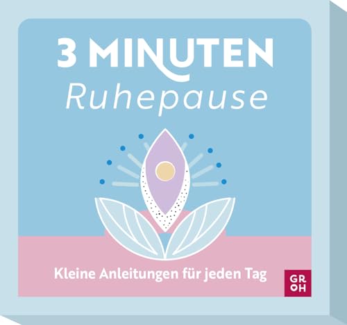 Groh Verlag - 3-Minuten-Ruhepause: Kleine Anleitungen für jeden Tag Entspannungsübungen für die kleine Pause im Alltag (Übungen für 3 Minuten) - Preis vom 14.10.2026 23:07:16 h