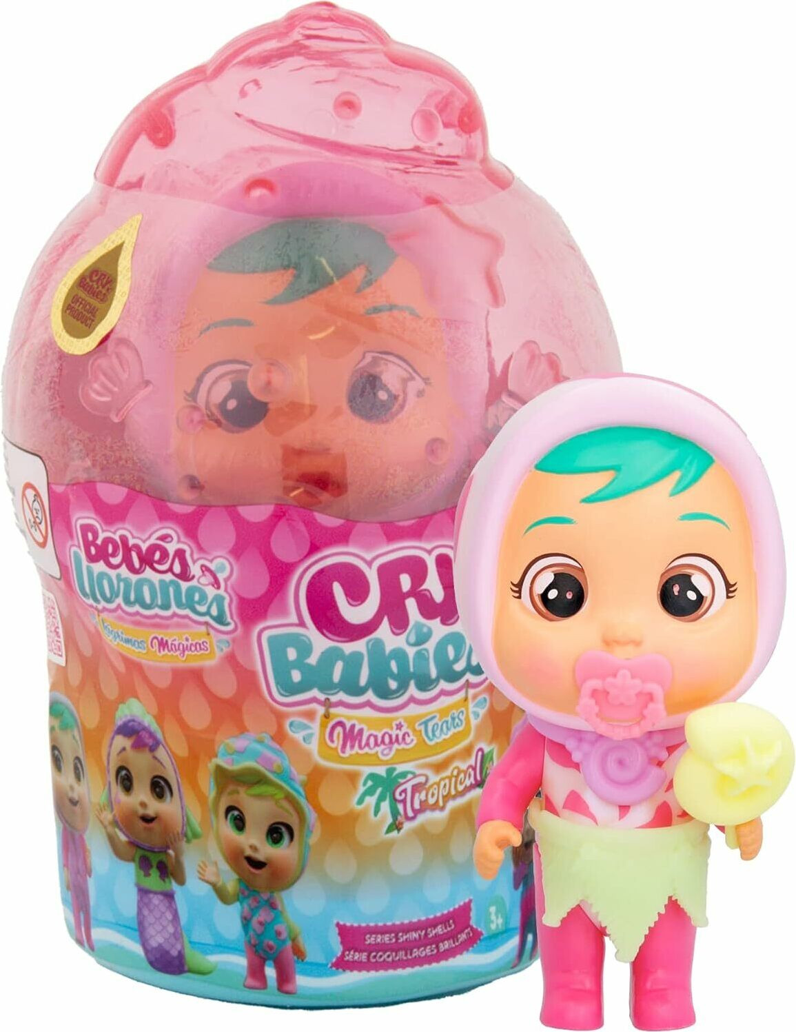 IMC Toys Cry Babies Magic Tears Shelly Glanzende Schelpen