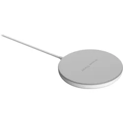 DLH Chargeur Wrls Magnetique 15w Cable De Charge USB-C (1m) (15 W), Wireless Charger, Silber, Weiss