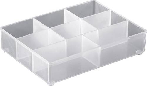Raaco Sortimentskoffer-Einsatz (L x B x H) 109 x 79 x 24mm Anzahl Fächer: 8 Inhalt 1St.