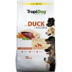 TROPIDOG Premium adult medium & large breed Ente mit Reis 12kg