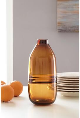 Signature Design by Ashley Ashley Furniture Lemmitt Amber Vase