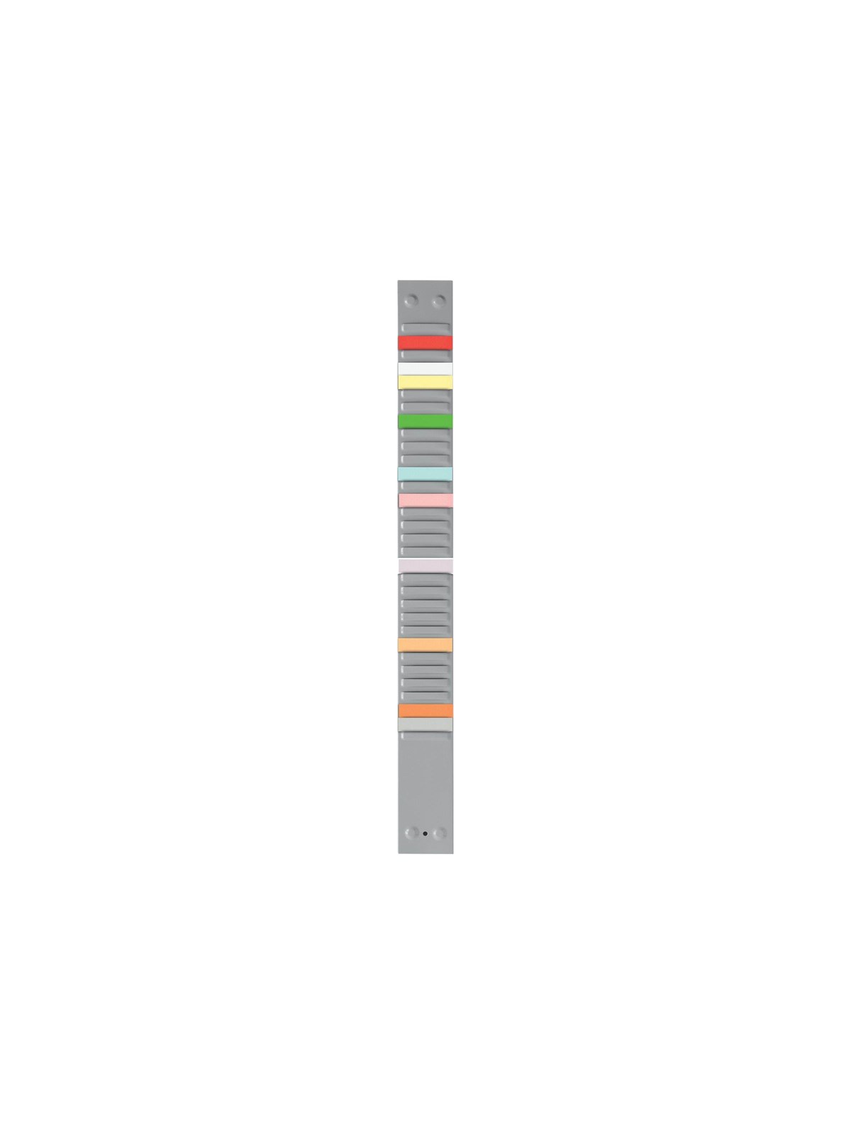 Nobo card planner panel - 32 slots - grey