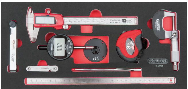 KS Tools SCS Module de mesure, 8 pcs., modules système 1/3 (713.2008)