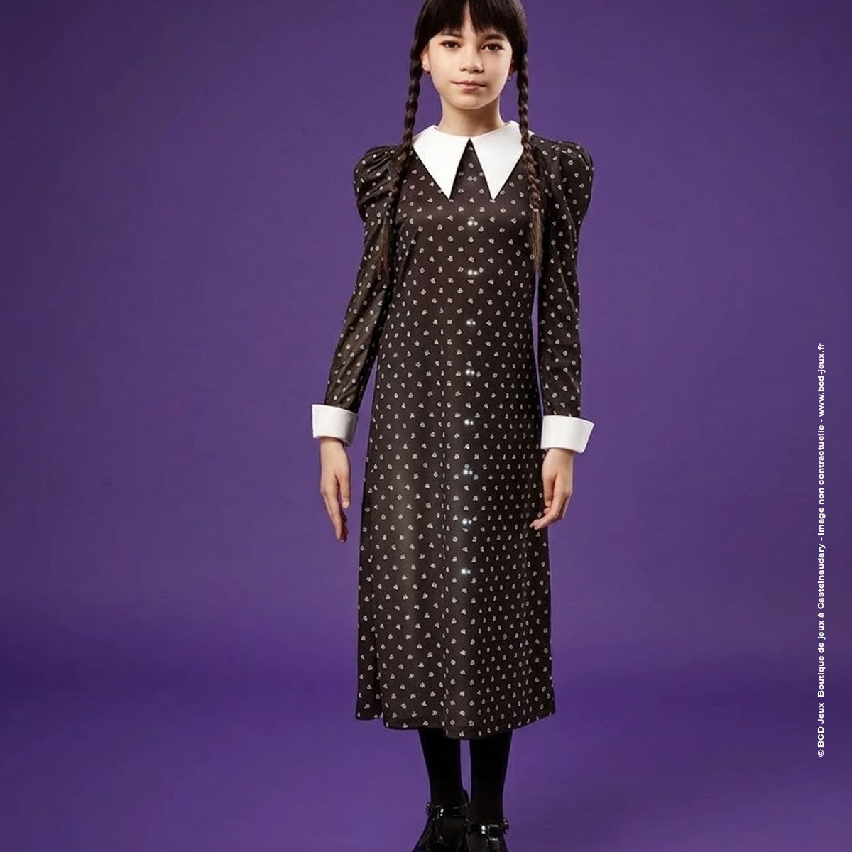 Déguisement 9-10 ans Mercredi Adams Classique - Rubies