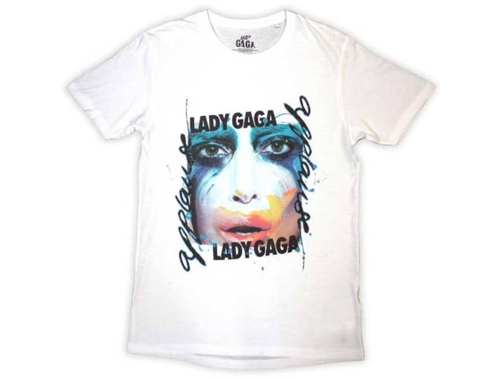 Lady Gaga Artpop Facepaint T Shirt XL