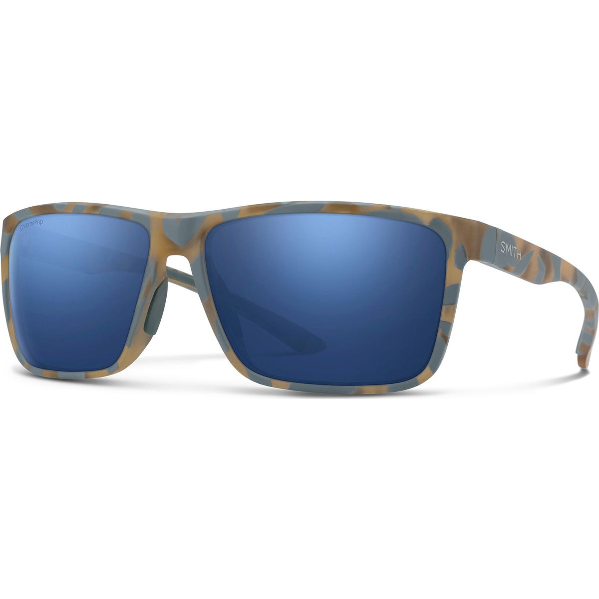 Smith Riptide matte flint / tarmac tortoise chromapop glass polarized dark blue mirror (U1F-614J) 203682U1F614J