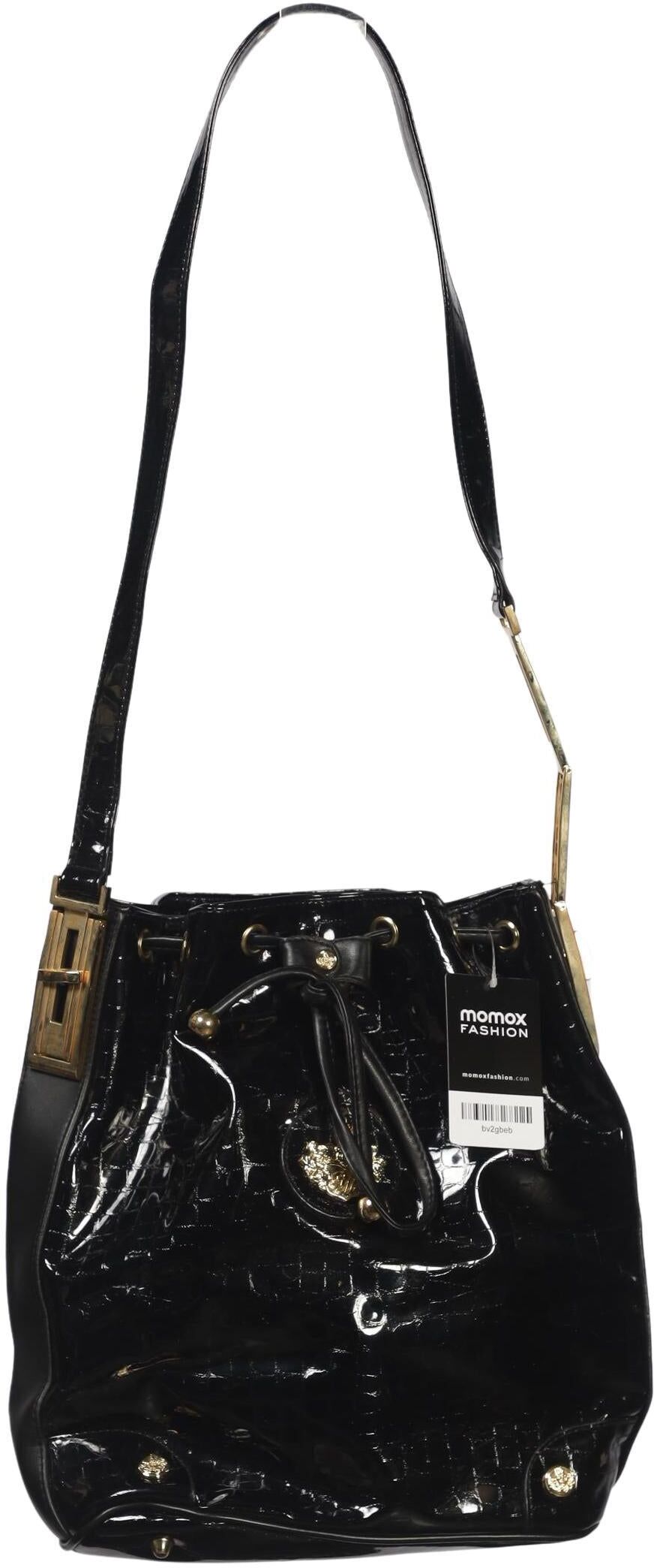 Ricarda M. Damen Handtasche gross, Schwarz, Synthetik / kein / Etikett - Second Hand