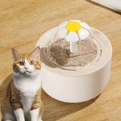 Uplift Picks USB Quiet 1L Cat Water Fountain With Filter For Automatic Pet Drinking 02 1 L