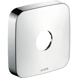 hansgrohe AXOR Verlängerungsrosette, softsquare, 1-Loch, 14971800, Farbe: Edelstahl-Optik