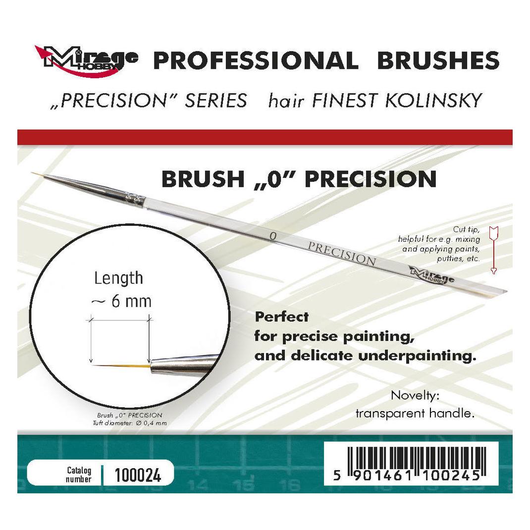 Mirage Hobby Mirage Brush Precision Kolinsky Size 0 (100024)