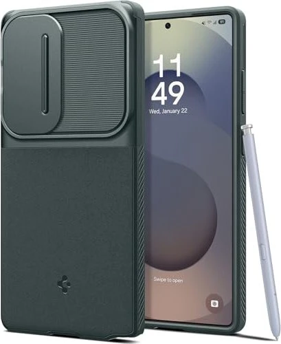 Spigen Optik Armor Abyss Green Samsung Galaxy S 2025 Ultra