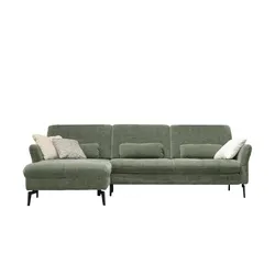 meinSofa Ecksofa Cord DANTE ¦ grün