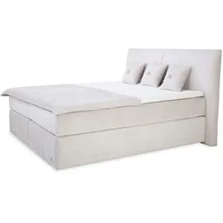 Boxspringbett SANSIBAR VIBORG - Bezug: Stoff