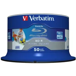 Verbatim 43812 Leere Blu-Ray Disc BD-R 25 GB 50 Stück(e)