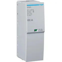 Hager SPA080 Steckmodul T1+T2 1P Uc 264V Iimp 25kA Up 1.5kV für SPA180