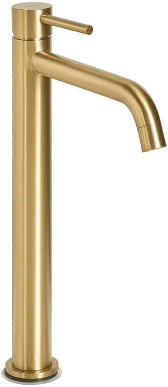 Belfry Bathroom Tall Basin Mixer Tap Magill Brass Gold Gold 4cm